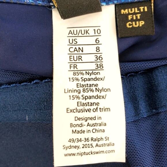 Niptuck Swim one piece swimsuit Size 6 - Picture 7 of 8